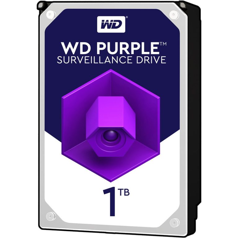 هارد HDD اینترنال بنفش وسترن مدل Purple WD10PURZ  ظرفیت 1 ترابایت