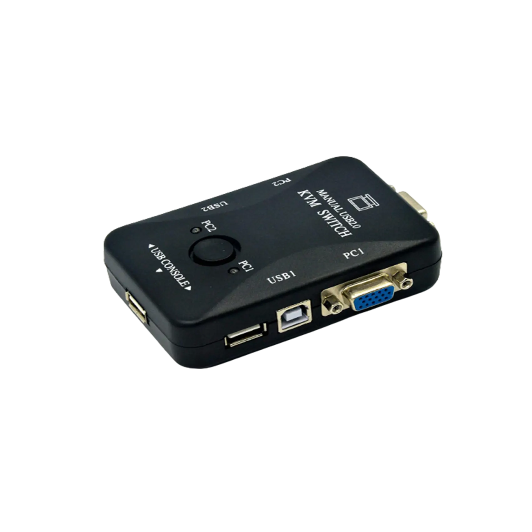 کی وی ام یو اس بی با قابلیت نصب 2 دستگاه به یک مانیتوربه همراه 3 پورت یو اس بی و یک پی اس 2